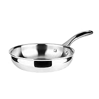 Duxtop Whole-Clad Tri-Ply Stainless Steel Stir-Fry Pan Kitchen Induction Cookware 8 Inches