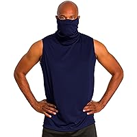 Badger Mens 2B1 Sleeveless T-Shirt with Mask