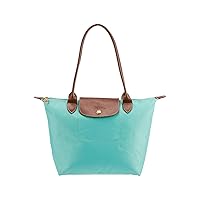 Longchamp 'Medium 'Le Pliage' Nylon Tote Shoulder Bag, Turquoise