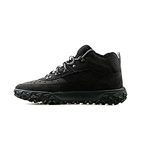 Timberland Men's Greenstride Motion 6 Super Mid Hiking Boots, Black, 7.5
