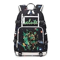 Basketball Player Star M-orant Multifunctional Travel Backpack Fans Casual Laptop Daypack With USB Charging Port
