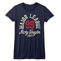 Major League Sports Comedy Baseball Movie Ricky Vaughn Juniors T-Shirt Tee
