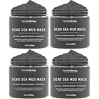 New York Biology Dead Sea Mud Mask with Dead Sea Mud Mask Infused with Eucalyptus with Dead Sea Mud Mask Infused with Lavender with Dead Sea Mud Mask Infused with Tea Tree - Spa Quality - 8.8 oz