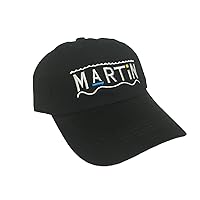 Martin Black Hat Baseball Cap Buckle Dad TV Show 90s Costume Lawrence Payne Gift