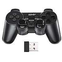 DOYO Wireless PC Gaming Controller, Dual-Vibration Steam Joystick Gamepad Computer Game Controller for PC Windows 7/8/10/11