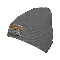 Hunting Flying Wild Ducks Print Beanie Hat Gift Knitted Hat for Men Women,Lightweight,Elastic, Suitable for Travel