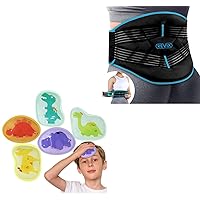 REVIX Kids Ice Packs for Boo Boos and Extra Large Ice Pack for Back Pain Relief with Double Compression