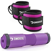 Ankle Straps (Pair) & Barbell Pad Bundle - Elevate Your Booty Workout with Ankle Straps and Barbell Pad