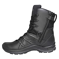 HAIX Black Eagle Tactical 2.0 GTX High Side Zip - Waterproof Work Boots, With Anti-Slip Sole, Shock Absorbing Technology, And Lightweight Design, Great Boots For Police Men