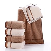 Plain Cotton Thickened Towel, Soft and Absorbent Couple Towel, Hotel Towel