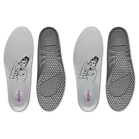 Ultra Work Memory Plus Shoe Insoles for Long Lasting Comfort, Womens, Size 5-11 Multicolor