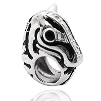 Sterling Silver Diamond Horse Charm Bead (0.003cttw, G-H Color, I1-I2 Clarity)