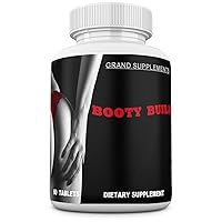 Booty Build Bigger Butt Pills - Bum Enlargement, Buttocks Enhancement. Volumized and Big Butt Growth Pill. 60 Tablets