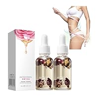 Lymphology Complex Body Oil, Lymphatic Drainage Massage Oil, Body Oil Anti Cellulite Massage Oil, Rose Stem Flower Oil, Cellulite Reduction and Sagging Skin Tightening for All Skin Type (2Pcs)