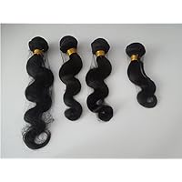 Hair 100% Chinese Virgin Human Hair Weft 3 Bundles Total 300g Body Wave Natural Color Can be dyed 22
