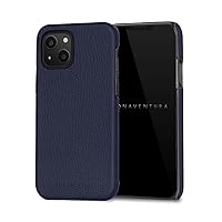 BONAVENTURA Noblessa Back Cover [Compatible with iPhone 13, Navy Blue] BBCN13-NA