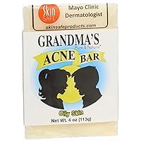Grandma's Pure & Natural Acne Bar for Oily Skin 4 oz