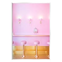 Stupell Industries Pastel Pink Diner Wall Plaque Art by LISH Creative