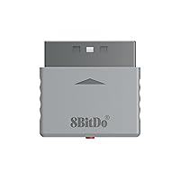 8Bitdo Bluetooth Retro Receiver for PS1 PS2 and Windows, Compatible with Xbox Series Controller, Xbox One Bluetooth Controller, Switch Pro and PS5/PS4 Controller