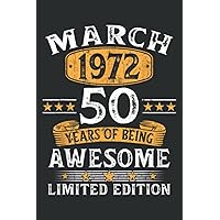 March 1972 50 Year Old Gifts 50Th Birthday Gifts for Men Pretty: DOG JOURNAL - 6