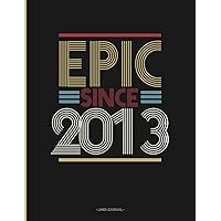 Epic Since 2013: Personalized Name Journal Notebook for Women and Girls, Motivational Diary Notebook For Women, Diary Composition Notebook for Born in 2013