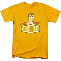 DC Comics Men's Superman Sign Classic T-shirt X-Large Gold