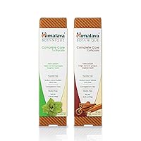 Himalaya Complete Care Toothpaste - Simply Peppermint Plus Simply Cinnamon 5.29 oz/150 gm -Bundle
