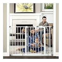 Regalo Easy Step 49-Inch Extra Wide Baby Gate, Includes 4-Inch and 12-Inch Extension Kit, Pressure Mount Kit and 4 Pack of Wall Mount Kit, 4 Count (Pack of 1)
