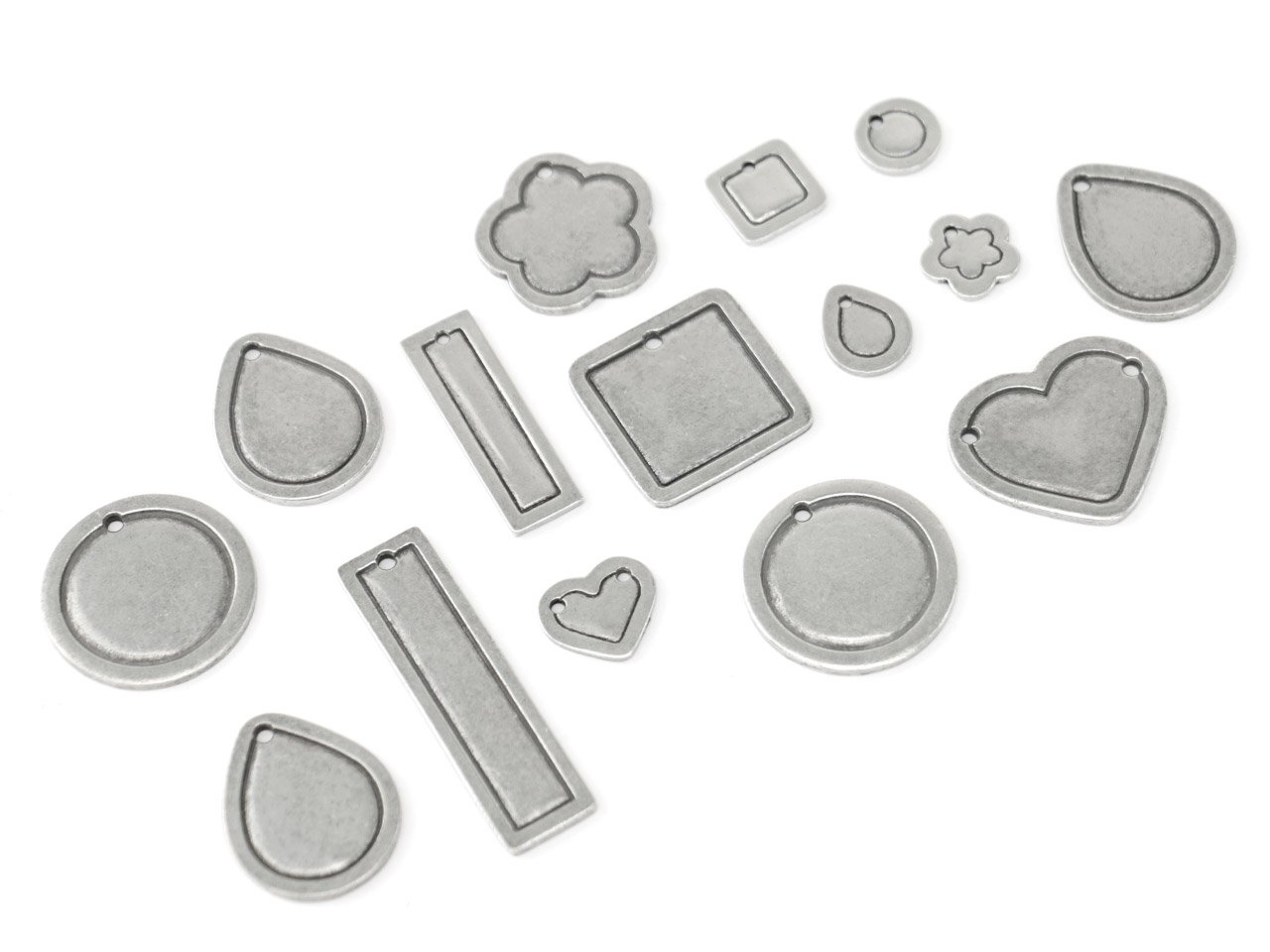ImpressArt Small Heart Border Pewter Stamping Blank Clearance