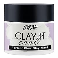 Clay It Cool Clay Mask - Protects and Promotes Clear Skin - Rich in Antioxidants - 100 Percent Natural Botanicals - Perfect Glow - 1 oz