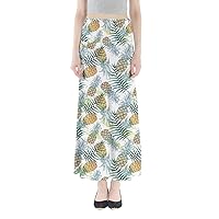 CowCow Womens Aztec Tribal Damask Floral Stretch Maxi Skirt, XS-3XL