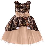 YINGJIABride Camo Tulle Tutu Party Dress Flower Girl Dresses for Mini Bridesmaid