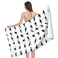 Shark Bath Towel Beach Towel Microfiber Bath Towels Large Quick Dry Towel for Spa Sauna Gym Beach Pool