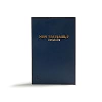 CSB Pocket New Testament with Psalms, Navy Trade Paper, Red Letter, Concise Format, Evangelism, Outreach, Easy-to-Read Bible Serif Type CSB Pocket New Testament with Psalms, Navy Trade Paper, Red Letter, Concise Format, Evangelism, Outreach, Easy-to-Read Bible Serif Type Paperback