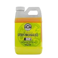 Chemical Guys CWS_301_64 Citrus Wash & Gloss Foaming Car Wash Soap (Works with Foam Cannons, Foam Guns or Bucket Washes) For Cars, Trucks, Motorcycles, RVs & More, 64 fl oz (Half Gallon) Citrus Scent