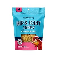 Buckley Functional Healthy Hip And Joint Dog Jerky Treats, Chicken, 5 Ounce(Packaging May Vary)