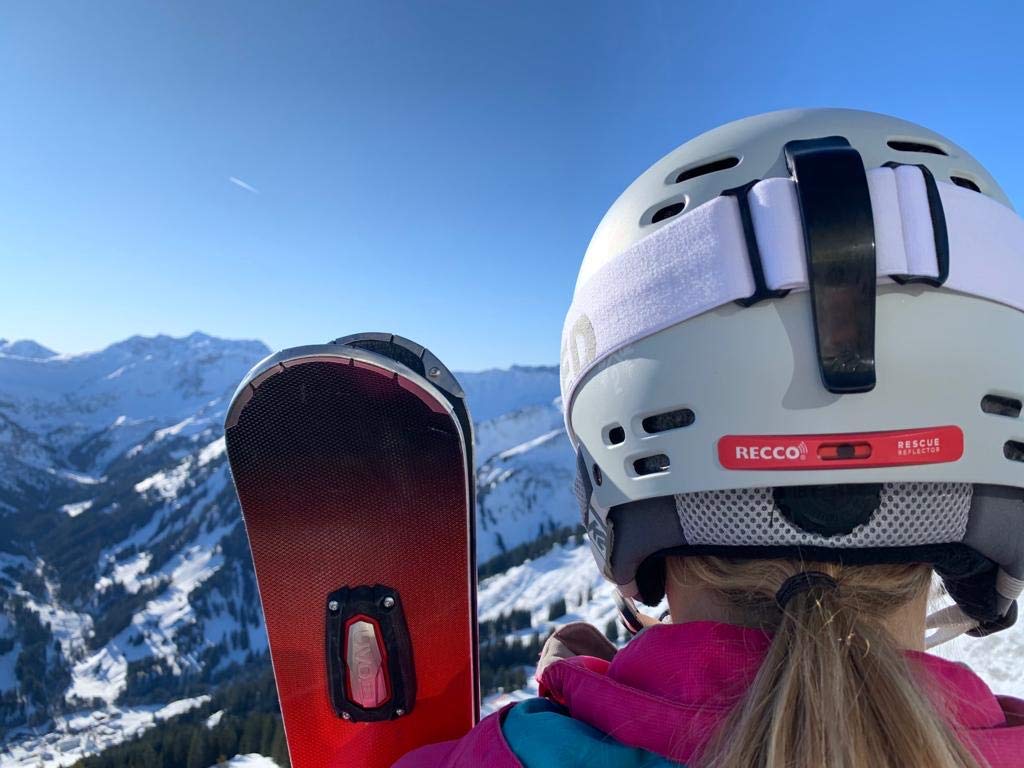 RECCO Ski Reflector - Red