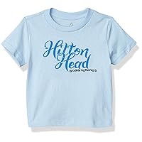 Boys' Printed Hilton Head Graphic Cotton Jersey T-Shirt, Light Blue, 7