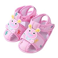Baby Sock Shoes Toddler First Walking Toddle Shoes Boys Girls Cartoon Toy Slippers with Hook Children Lightweight Canvas Sneakers