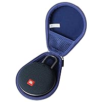 Anleo Hartschalen-Reiseetui für JBL Clip 3, tragbarer, wasserdichter, kabelloser Bluetooth-Lautsprecher (blau)