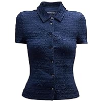 Women's Henri Smocked Short-Sleeve Top