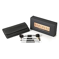 Borghese Double Ended Makeup Brush Set - 4 Count(Pack of 1)