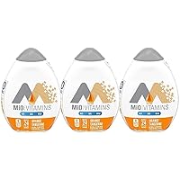 MiO Liquid Flavor Enhancer with Vitamins B3, B6, B12-3 Pack(Orange Tangerine)
