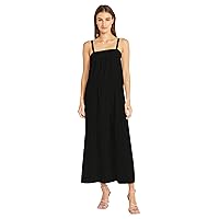 Donna Morgan Women's Sleeveless Maxi Dress with Diagonal Tiers