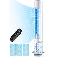 3 IN 1 Evaporative Air Cooler, 2024 Upgraded Portable Air Conditioners w/Cooling Mode, 3 Speeds,Timer for Auto-Off, 20Ft Remote, Wider Oscillation, Swamp Cooler Air Conditioner for Room Bedroom