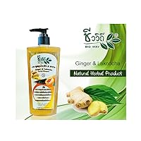 Ginger & Lakoocha Thai Herbal 100% Organic Hair Shampoo Anti Scalp Dandruff Silicone SLS SLES Paraben Free by 24/7 store