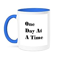 Florene - Sobriety Messages - Image of One Day at A Time - Mugs (mug_233722_6)
