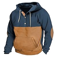 Men's Fashion Hoodies & Sweatshirts Vintage High Neck Top Half Zip Sports Long Sleeve Sweater Christmas, S-3XL