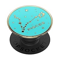 PopSockets ​​​​PopSockets Phone Grip with Expanding Kickstand, PopSockets for Phone, Zodiac Sign - Pisces