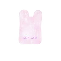 Rose Quartz Square Gua Sha Face Massager for Under Eye Bags, Puffy Eyes and Fine Lines Anti-Aging Face Lift Skin Care Beauty Tool